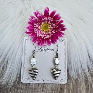 💘BRIGHTON French Wire Dangling Heart Earrings